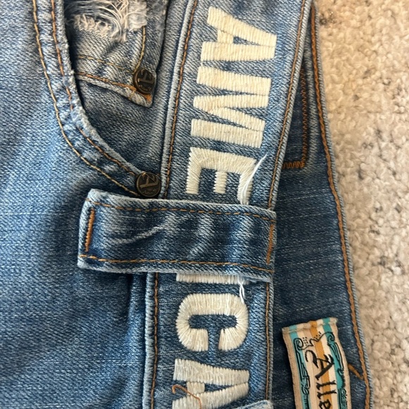 Allen B (Allen Schwartz) Y2K extremely rare “America” jeans size 27 - Picture 7 of 16